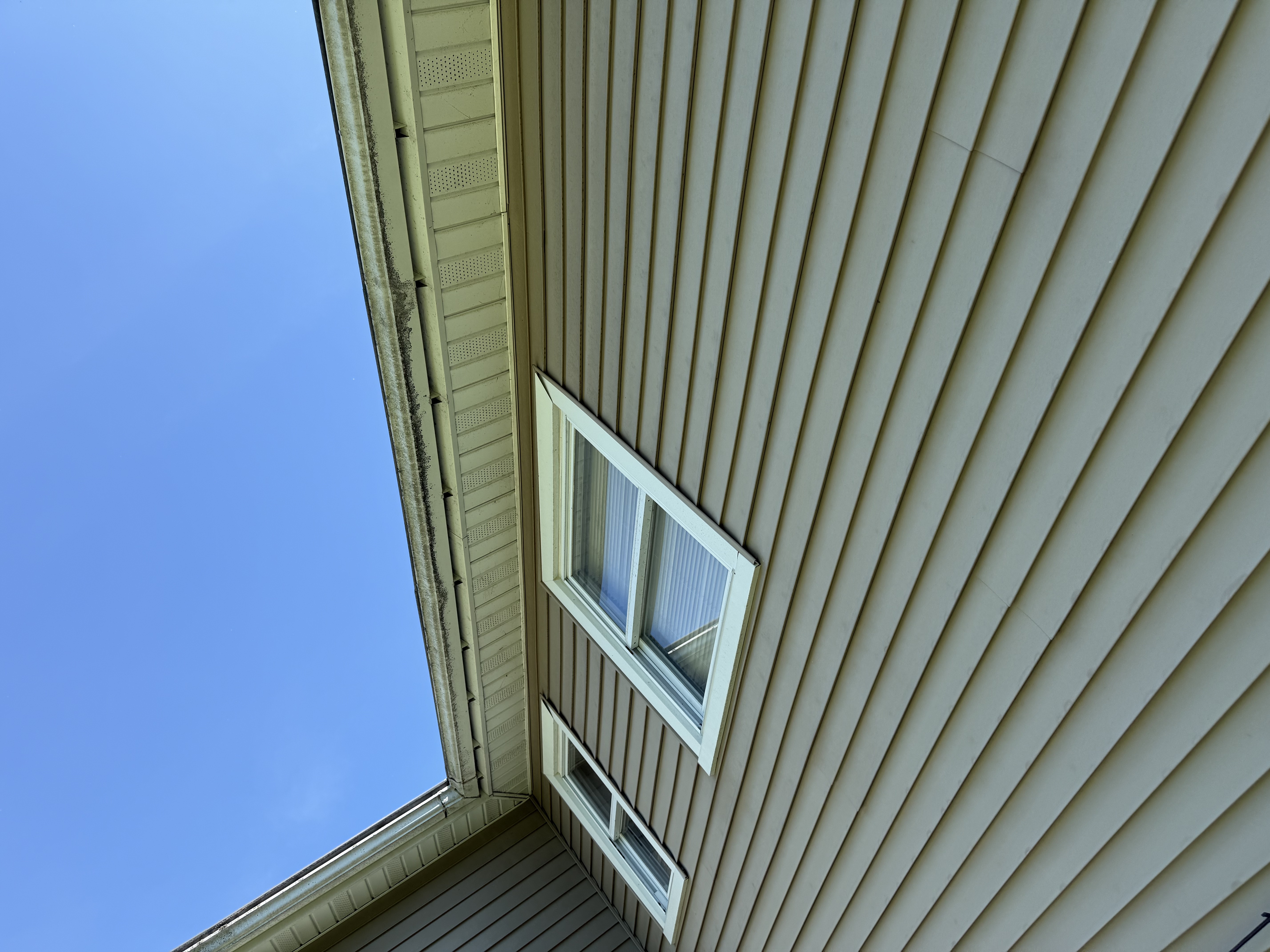 Before house washing Capital Region NY